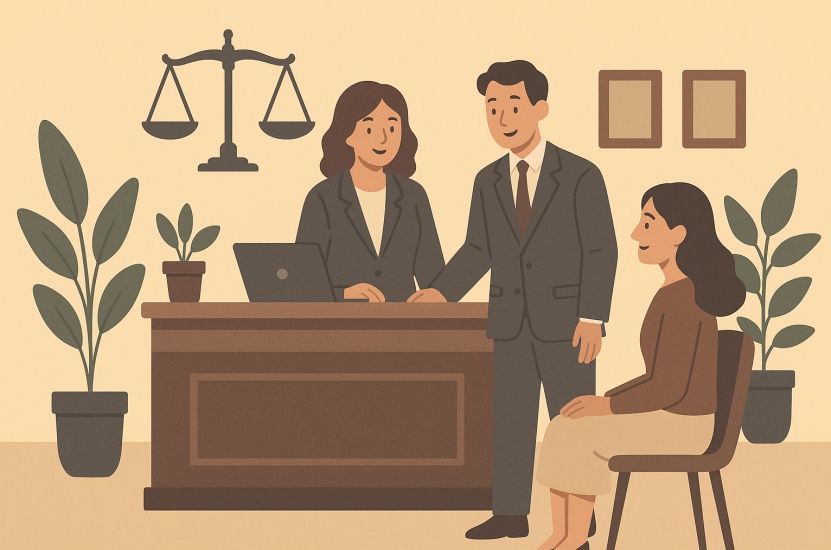 Maloney & Parks, LLP law office illustration